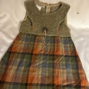 Plaid Kids Casual Dress